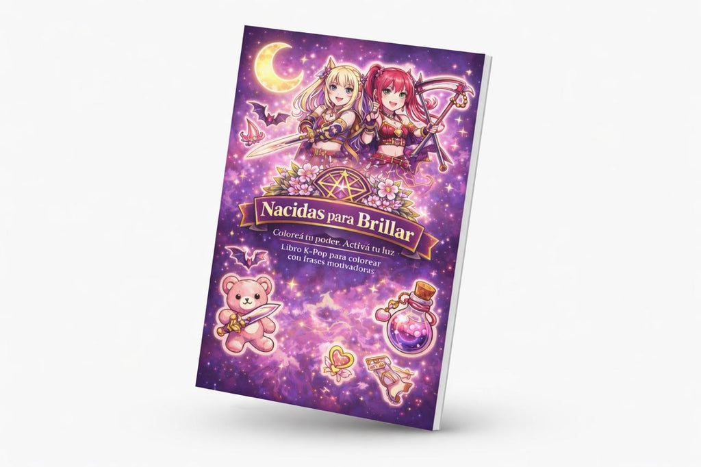✨ Nacidas para Brillar – Libro Digital para Colorear